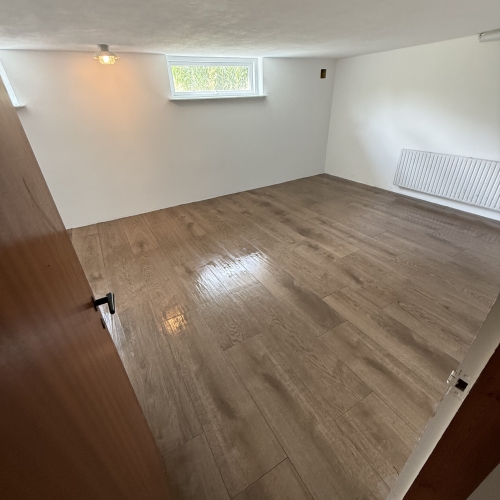 Efterbillede af renovering af fugtig kælder i Bramming